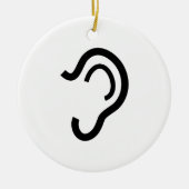 Ohr Keramikornament (Vorne)