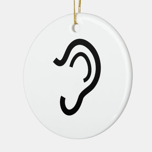 Ohr Keramikornament (Links)