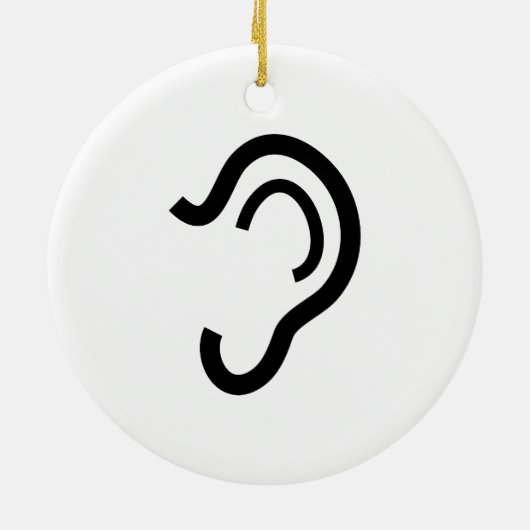 Ohr Keramikornament (Hinten)