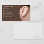 Ohr-Nasen-Kehle-Doktor Visitenkarten Visitenkarte (Vorne/Hinten)