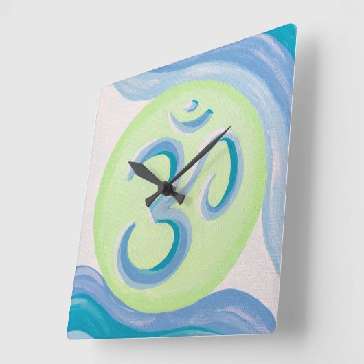 Ohr Quadratische Wanduhr (Winkel)