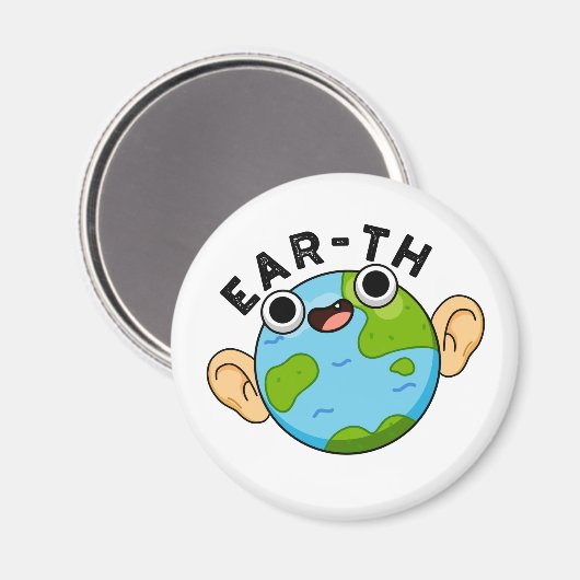 Ohr-th Funny Earth Pub Magnet (Vorderseite/Rückseite)