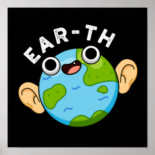 Ohr-th-Funny-Earth-Puff Dark BG Poster