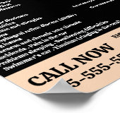 Ohrdesign, Otolaryngologin Otolaryngology Clinic Poster (Ecke)