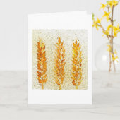 Ohren der Weizenkarte Karte (Gelbe Blume)