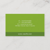 Ohren hören Visitenkarte (Rückseite)