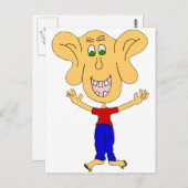 Ohren Postkarte (Vorne/Hinten)