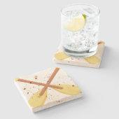 Ohren Steinuntersetzer (Seitenansicht)