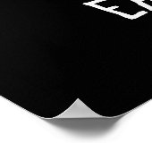 Ohren von Mais Funny Mais Pun Dark BG Poster (Ecke)