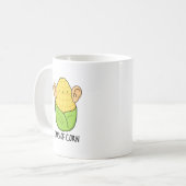 Ohren von Maisknospen Kaffeetasse (Vorderseite Links)