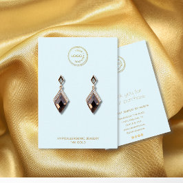 Ohrenanzeige verleiht Ihrem Logo ein hellblau Visitenkarte