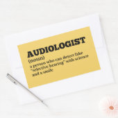 Ohrenarzt Funny Definition Sticker (Umschlag)