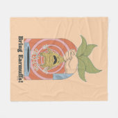 "Ohrenstöpsel mitbringen!" Screaming Mandrake Graf Fleecedecke (Vorderseite (Horizontal))