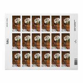 Ohrfeige des Weißen Landes Hochzeitsfeier Adressaufkleber (Vorne)