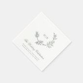 Ohrfeige Serviette (Ecke)