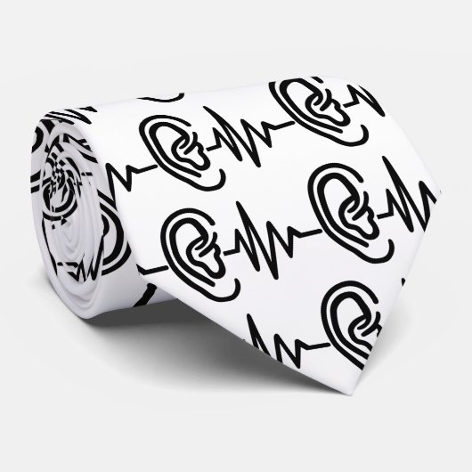 Ohrfrequenz Krawatte (Gerollt)