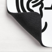 Ohrfrequenz Mousepad (Ecke)
