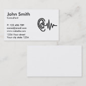 Ohrfrequenz Visitenkarte (Vorne/Hinten)