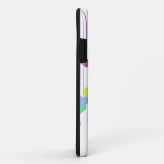 Ohrhöre auf Weiß Case-Mate iPhone Hülle (Hinten/Rechts)