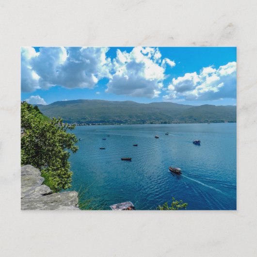 Ohrid Lake, Nordmakedonien Postkarte (Vorderseite)