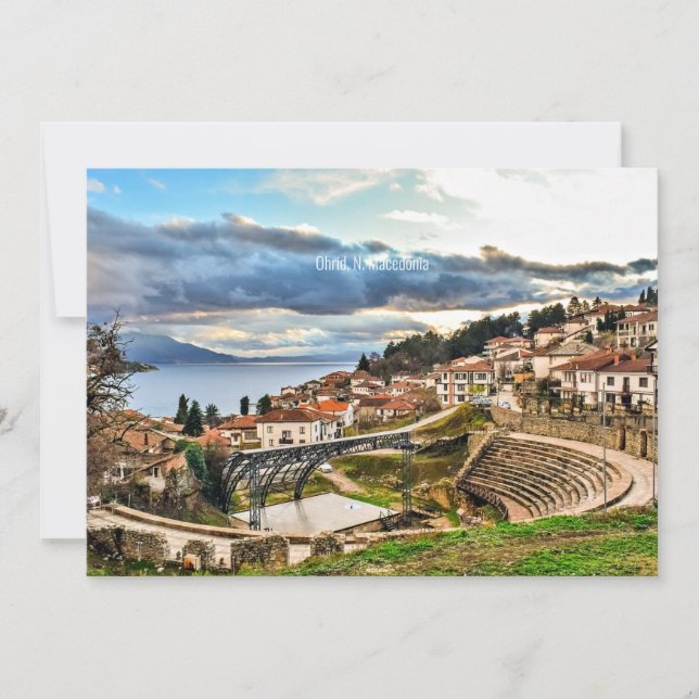 Ohrid, Landschaft Mazedonien (Vorderseite)