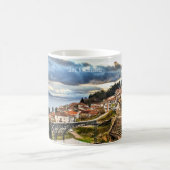 Ohrid, Landschaft Mazedonien Kaffeetasse (Mittel)