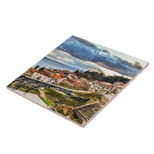 Ohrid, Mazedonien Fliese (Seite)