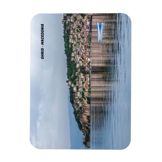 Ohrid - Mazedonien Magnet (Vertikal)