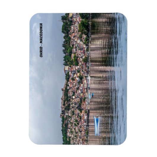 Ohrid - Mazedonien Magnet (Vertikal)