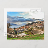 Ohrid, Mazedonien Panoramasicht Postkarte (Vorne/Hinten)