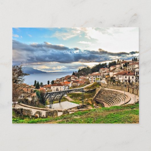 Ohrid, Mazedonien Postkarte (Vorderseite)