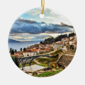 Ohrid, Mazedonien-Stadtbild Keramik Ornament (Vorne)