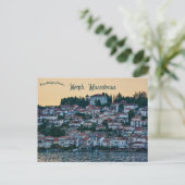 Ohrid North Macedonia Postkarte (Stehend Vorderseite)