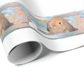 Ohriges Häschen-Packpapier Schmierölniederdrucks Geschenkpapier (Rolleneckpunkt)