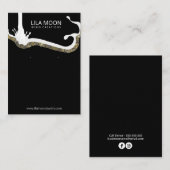 Ohrkarten für Resin-Schmuck Visitenkarte (Vorne/Hinten)