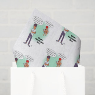 Ohrläppchen Valentinstag Tissue-Papier Seidenpapier