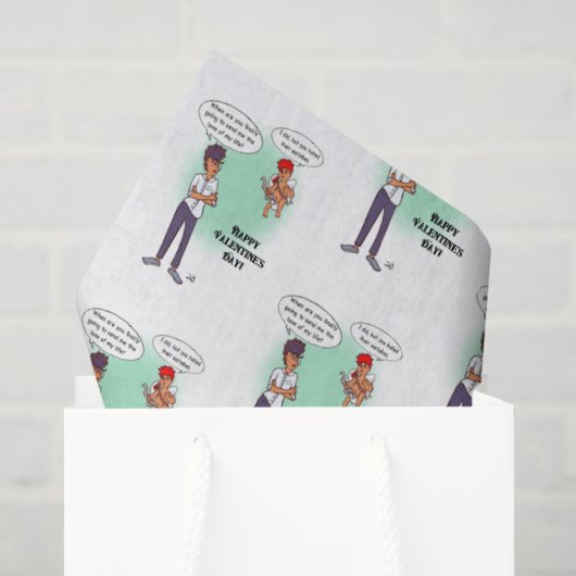 Ohrläppchen Valentinstag Tissue-Papier Seidenpapier (Geschenktüte)