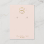 Ohrmarkierung Logo-Blende hinzufügen Visitenkarte (Vorderseite)