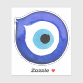 Ohrmuschel-Aufkleber des bösen Auges Aufkleber (Blatt)