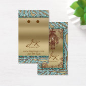 Ohrring Display Cards Zebra Chandelier Juwelier (Schreibtisch)