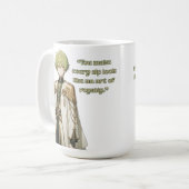 Ohrring stechender Anime-Typ Kaffeetasse (Vorderseite Links)