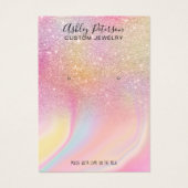 Ohrringe aus Chic Glitzer Regenbogenschmuck (Vorderseite)