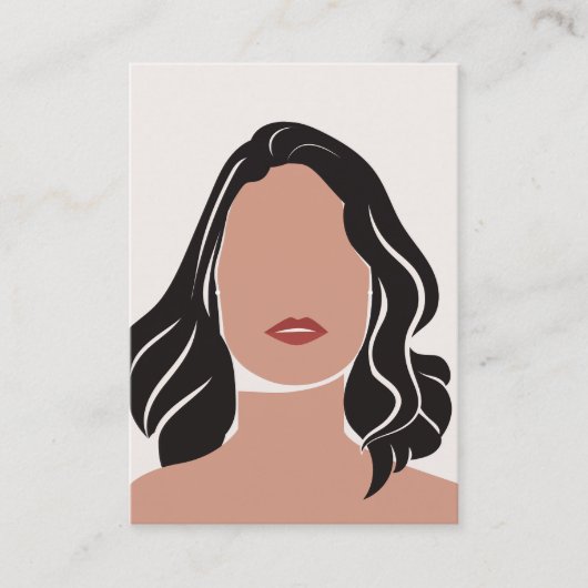 Ohrringe Display Card QR Code Telefonnummerkarte (Vorderseite)