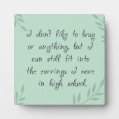 Ohrringe Fotoplatte (Vorderseite)