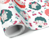 Ohrringe Geschenkpapier (Rolleneckpunkt)