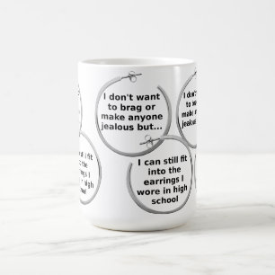 Ohrringe passen lustig Tasse