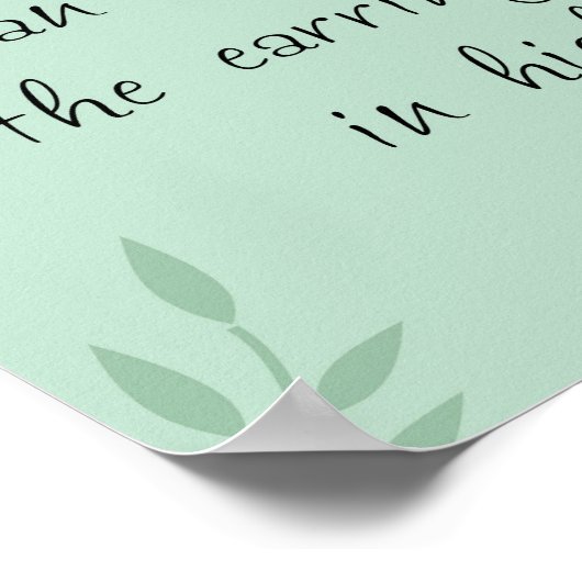 Ohrringe Poster (Ecke)