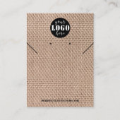 Ohrringe Visitenkarte (Vorderseite)