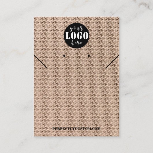 Ohrringe Visitenkarte (Vorderseite)