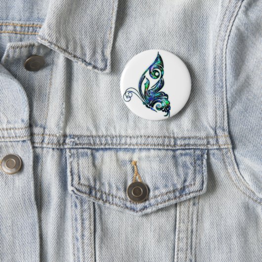 Ohrschnecken-Muschel-Kunst-Deko-Schmetterling Button (Beispiel)